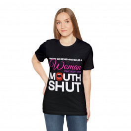 Unisex Jersey Short Sleeve Tee - Outspoken Woman